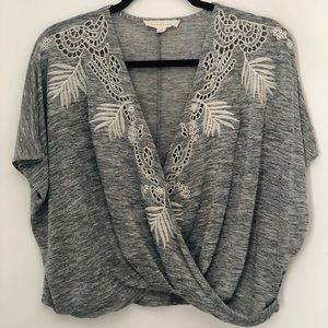 LOVESTITCH Embroidered Top